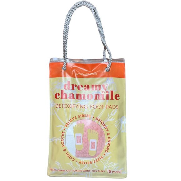Dreamy Chamomile Detoxifying Foot Pads 5 Pairs by My Beauty Spot NEW - Picture 1 of 3